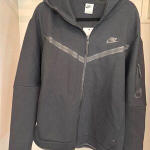 Nike Nike Sportswear Tech Fleece Black Full-Zip Hoodie